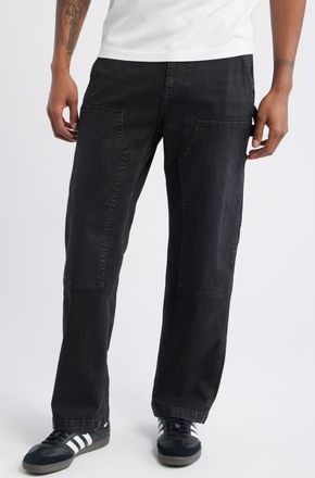 Corridor Stretch Denim Carpenter Jeans in Black at Nordstrom, Size 36