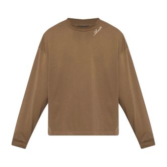 Amiri T-shirt a maniche lunghe - - Tops - Uomo - Marrone - XL