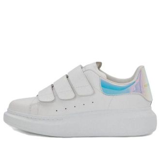 Alexander McQueen (WMNS) Alexander McQueen Oversized Sneaker White Iridescent 708074WHXM29035