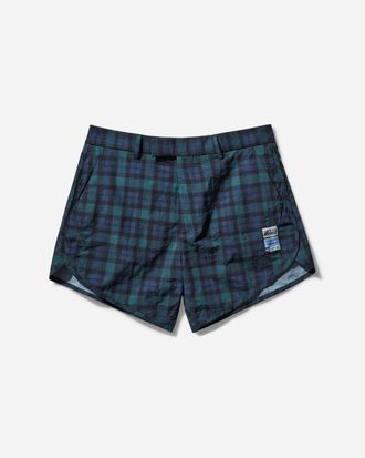Martine Rose Women s Tailored Gym Short Black Tartan