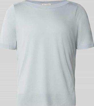 Marc O'Polo Loose Fit T-Shirt aus Lyocell-Baumwoll-Mix in Hellblau, Gr&ouml;&szlig;e XXL
