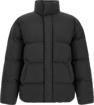 Saint Laurent Black Polyester Full-Length Mens Jacket