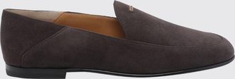 Tod's Mocassini in pelle di vitello scamosciata con logo metallico e tacco basso