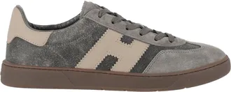 Hogan Cool Suede Calfskin Low-Top Sneakers