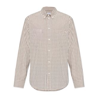 Burberry Casual Shirts, male, Pink, Size: XL Roland Shirt