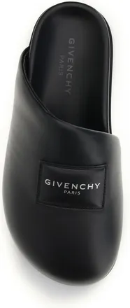 Givenchy Womens Leather Mules Black Calf Sandal
