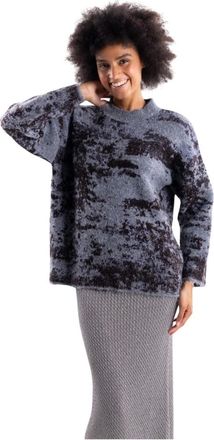 Akep Maglia Girocollo Infinito - - Knitwear - Donna - Grigio - S