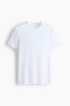 H&M Warming T-Shirt in Regular Fit - White