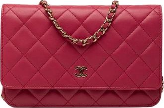 Chanel Pre-owned Wallet on Chain - - Pre-owned - Donna - Rosso - ONE SIZE