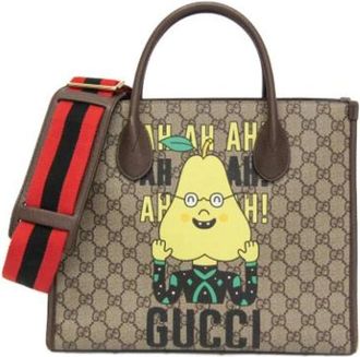 Gucci Pre-owned Vintage Tote Bag - unisex - Vintage Shopper - Bruin - ONE Size - Vintage