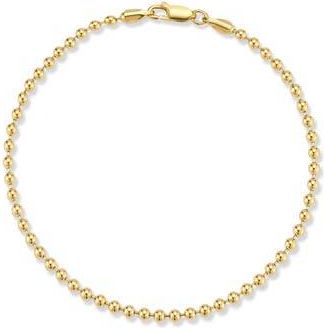 Yield of Men 3mm Ball Chain Bracelet in Gold at Nordstrom Rack, Size 9