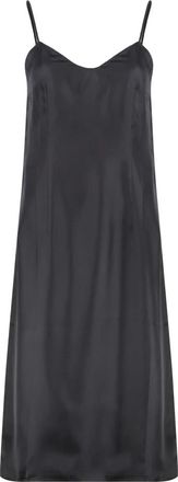 Prada Zijden mini-jurk met dunne bandjes - Dames - Casual kleedjes - Zwart - S - Kleedjes