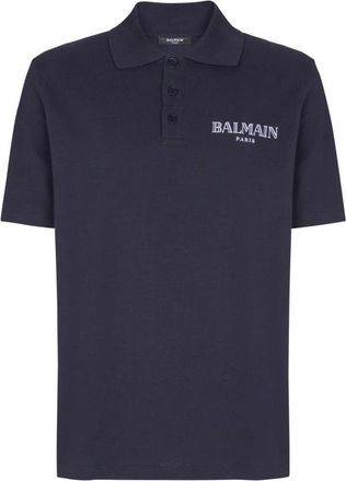 Balmain Hombre, Camisetas, Azul, Talla: XL