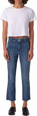 Amo Easy Army Trouser In Denim