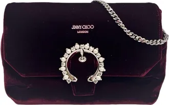 Jimmy Choo London Soft Madeleines Velvet Mini Crossbody Bag