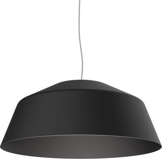 Lumicom Tokyo Sospensione, 1xE27, max 42W, metallo, nero opaco, D.35cm - Lumicom