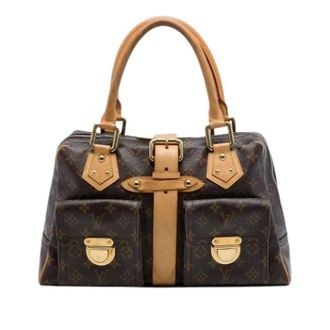 Louis Vuitton Pre-owned Manhattan GM - Dames - Pre-owned - Bruin - Maat: ONE Size Zijde