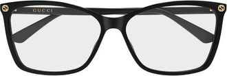 Gucci Demo Cat Eye Ladies Eyeglasses GG0025O 008 56