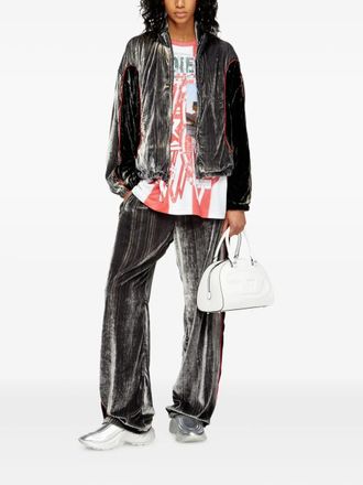 Diesel Twee-kleurige Velvet F-riffin Sweatshirt