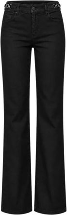 Liu Jo Pantalone Straight - Dames - Bootcut Jeans - Zwart - W30 - Katoen - Jeans