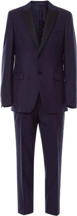 Valentino Garavani Stijlvol kostuum met uniek design - Heren - Business pakken - Blauw - L - Kostuums