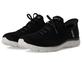 Skechers Womens Virtue Divinity, Black/White=BKW, 7