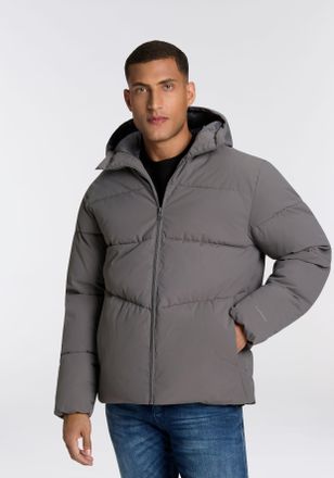 Jack & Jones Steppjacke JACK & JONES JJGUARD - Steppjacke mit Wattierung und Reissverschluss, Herren, Gr. XS, grau (castlerock), Web, Obermaterial: 100% Polyester,