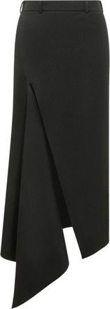Givenchy Slashed Skirt - Dames - Midirokken - Zwart - XS - Rokken