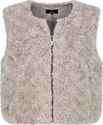 Monari Dames, Jassen, Grijs, Maat: 2XL