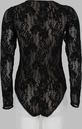 Zimmermann Floral Lace Bodysuit - Black