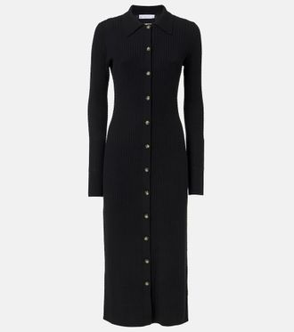 Proenza Schouler White Label - Abito midi Phillips in misto cotone