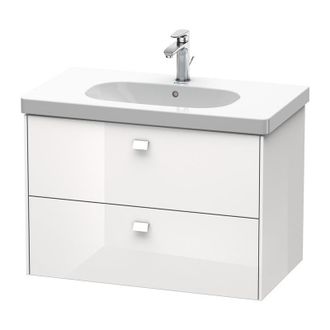 Duravit Duravit Brioso Neceser De Pared 82,0 X 46,9 Cm, Con 2 Cajones, Incl. Hueco Para Sif&oacute;n Y Delantal, Para Lavabo D-c&oacute;digo 034285, Color (frente/cuerpo): 