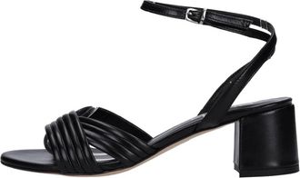 NCUB Ncub Sandalen - Dames - Sandalen met hakken - Zwart - 37 EU - Leer - Schoenen