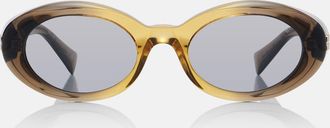 Miu Miu Occhiali da sole ovali R&ecirc;verie