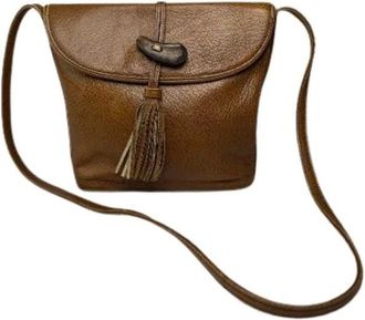 Saint Laurent Pre-owned Cross Body Bags, female, Brown, Size: ONE SIZE Pre-owned Vintage Cross Body Bag