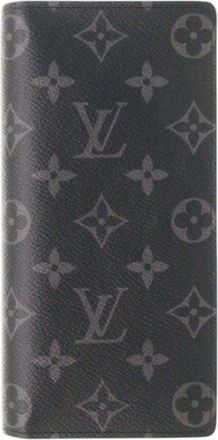 Louis Vuitton Black Monogram Eclipse Long Wallet (Bi-Fold) (Pre-Owned)