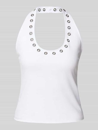 Weekday Tanktop mit Neckholder Modell Vera in Weiss, Gr&ouml;&szlig;e M
