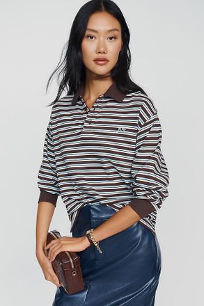 Damson Madder Remie Rugby Long Sleeve Shirt Top