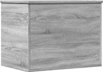 vidaXL Storage Box Grey Sonoma 60x42x46 cm Engineered Wood Vidaxl
