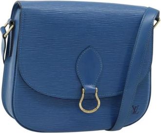 Louis Vuitton Pre-owned Vintage Epi Shoulder Bag - Dames - Vintage Schoudertas - Blauw - ONE Size - Leer - Vintage