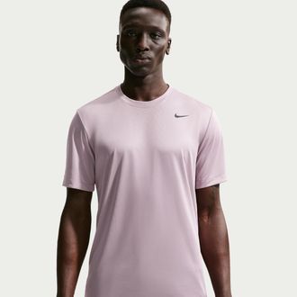 Nike Mens Dri-FIT Legend Fitness T-Shirt in Grey | DX0989-226