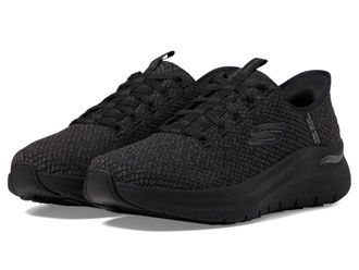 Skechers Mens Arch Fit 2.0 Look Ahead Slip Ins Trainers - Black - 6 UK