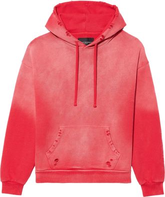 Cult of Individuality French Terry Pullover Sweatshirt 620 Grams In Racing Red