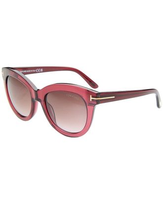 Tom Ford Womens Odette 53Mm Sunglasses