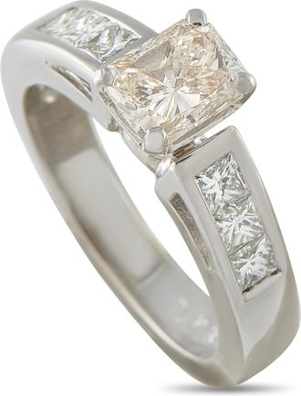 Luxury Bazaar 14K White Gold 1.72ct Diamond Ring MF28-070226