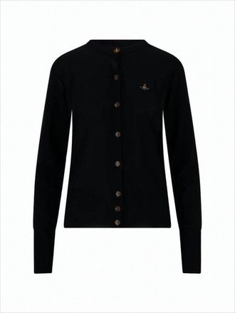 Vivienne Westwood Tailored Black Cardigan With Round Neckline