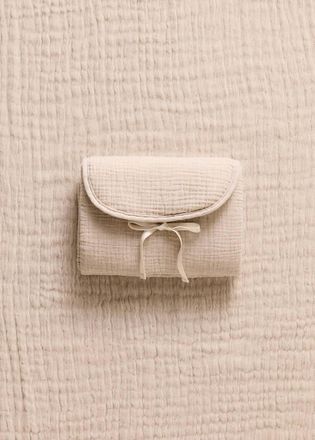 Mango Fasciatoio neonato/a garza di cotone beige - Home - Taglia unica - MANGO HOME
