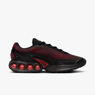 Nike Mens Air Max Dn Essential Shoes In Black/black/bright Crimson/black