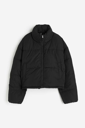 H&M Puffer Jacket - Schwarz