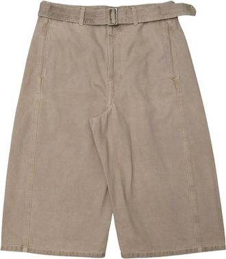 Christophe Lemaire Denim Short - Heren - Korte Broeken - Beige - S - Denim - Korte Broeken